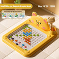 Cartoon Magnetic Drawing Board – Shiba & Bear Dot Art Toy for Kids