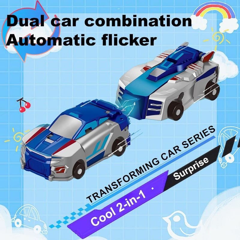DinoDrive 2-in-1 Transforming Race Car Dinosaur Automatic Transforming Toy
